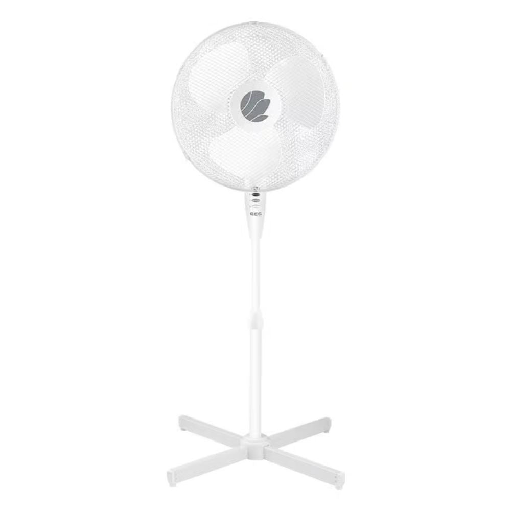ECG – Standventilator 40 cm 3 Geschwindigkeiten – Weiß