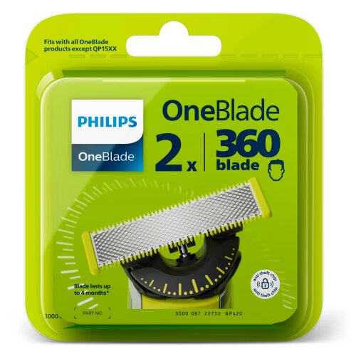 OneBlade 360 ​​Klinge, 2er-Pack.