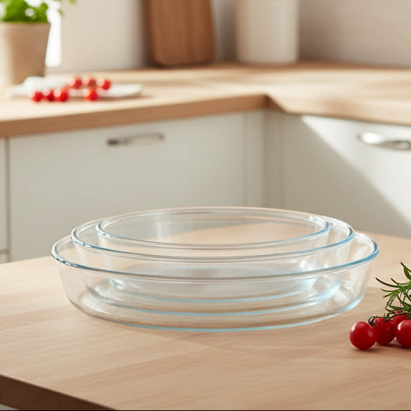 Ovnfaste fadsæt 3 stk -  oval