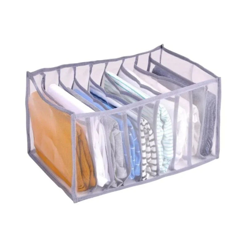 Alpina - Opbevaring til tøj med 9 rum - 36x25x20