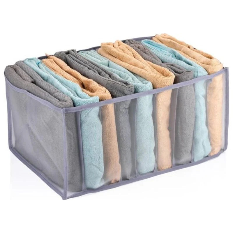 Alpina - Opbevaring til tøj med 9 rum - 44 × 29 × 22 cm