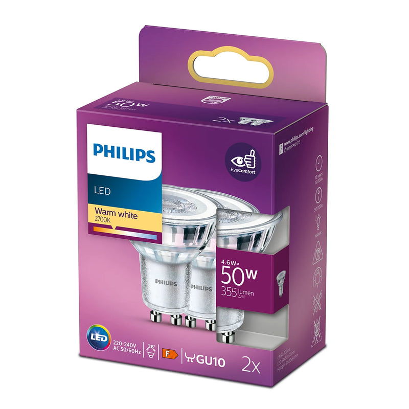 Philips - LED Sport GU 10 - 50 Watt - 2 Stück