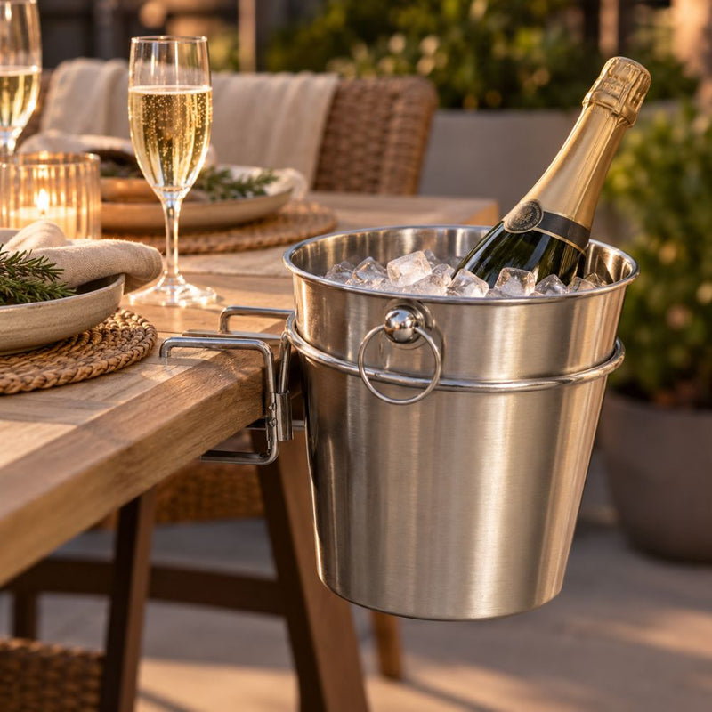 Champagnekøler med holder
