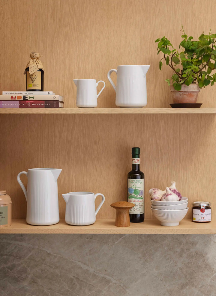 Eva Trio - Legio Nova Kande med hank 33 cl - Porcelæn - Hvid