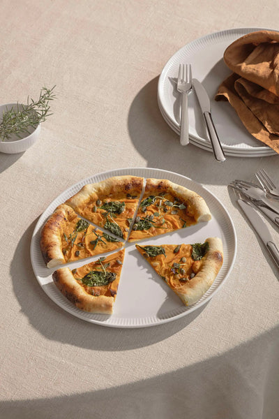 Eva Trio - Legio Nova Pizzatallerken 4 stk. Ø 31,5 cm - Porcelæn - Hvid