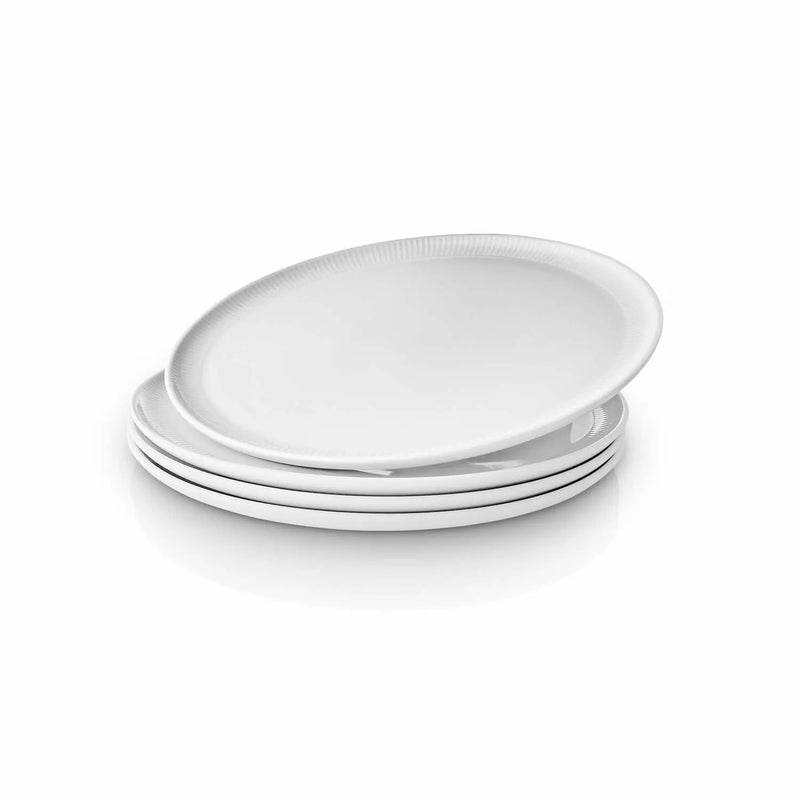 Eva Trio – Legio Nova Pizzateller, 4-teilig, Ø 31,5 cm, Porzellan, Weiß