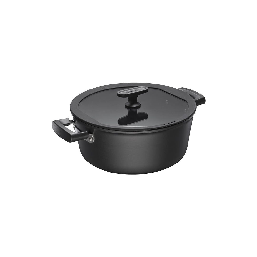 Fiskars - Hard Face Gryde 5 L, m/låg