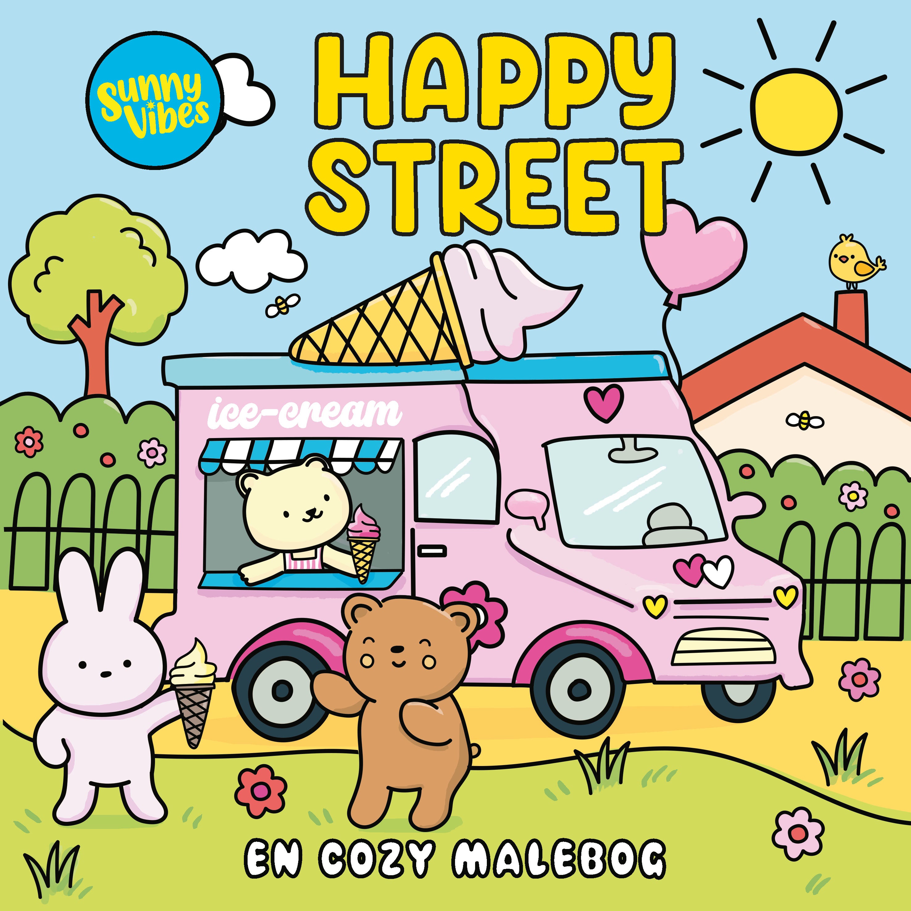 Cozy malebog - Sunny Vibes: Happy Street