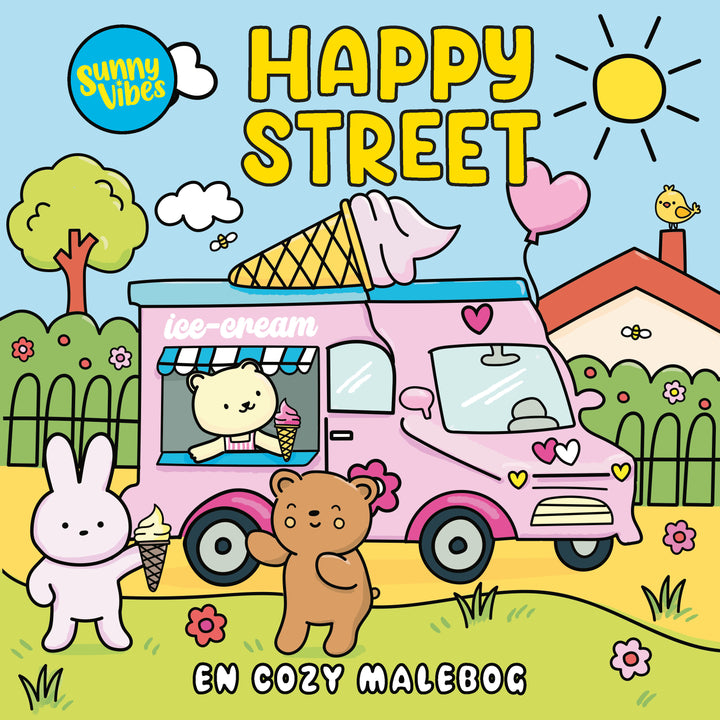 Cozy malebog - Sunny Vibes: Happy Street