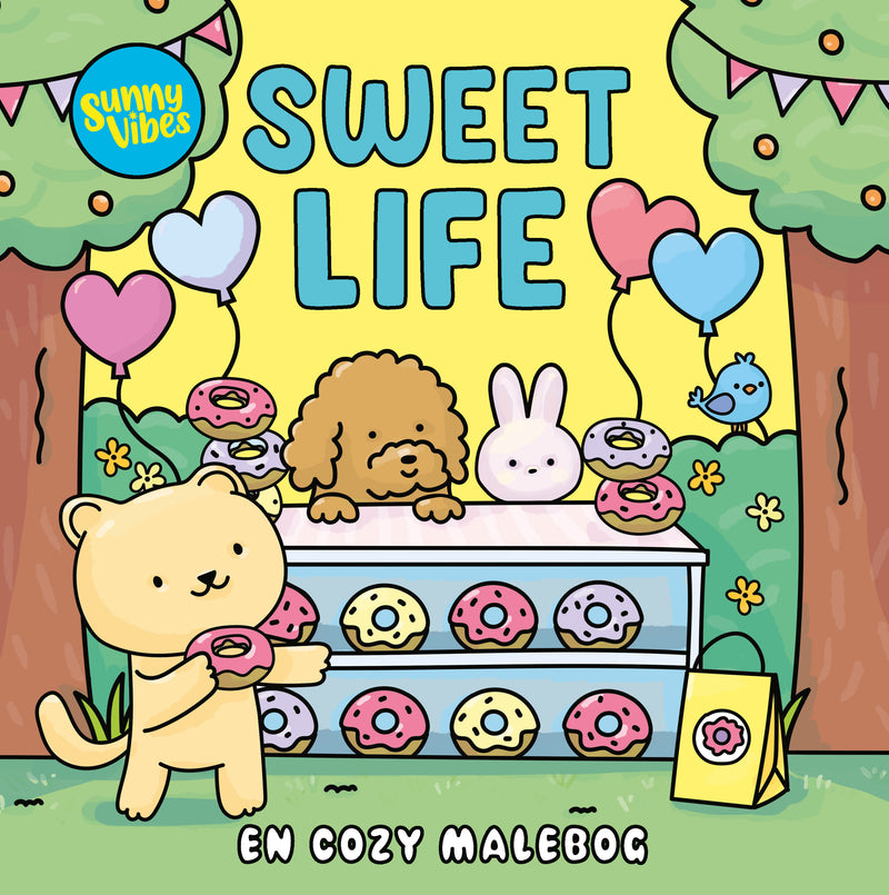 Mysig målarbok - Sunny Vibes: Sweet Life