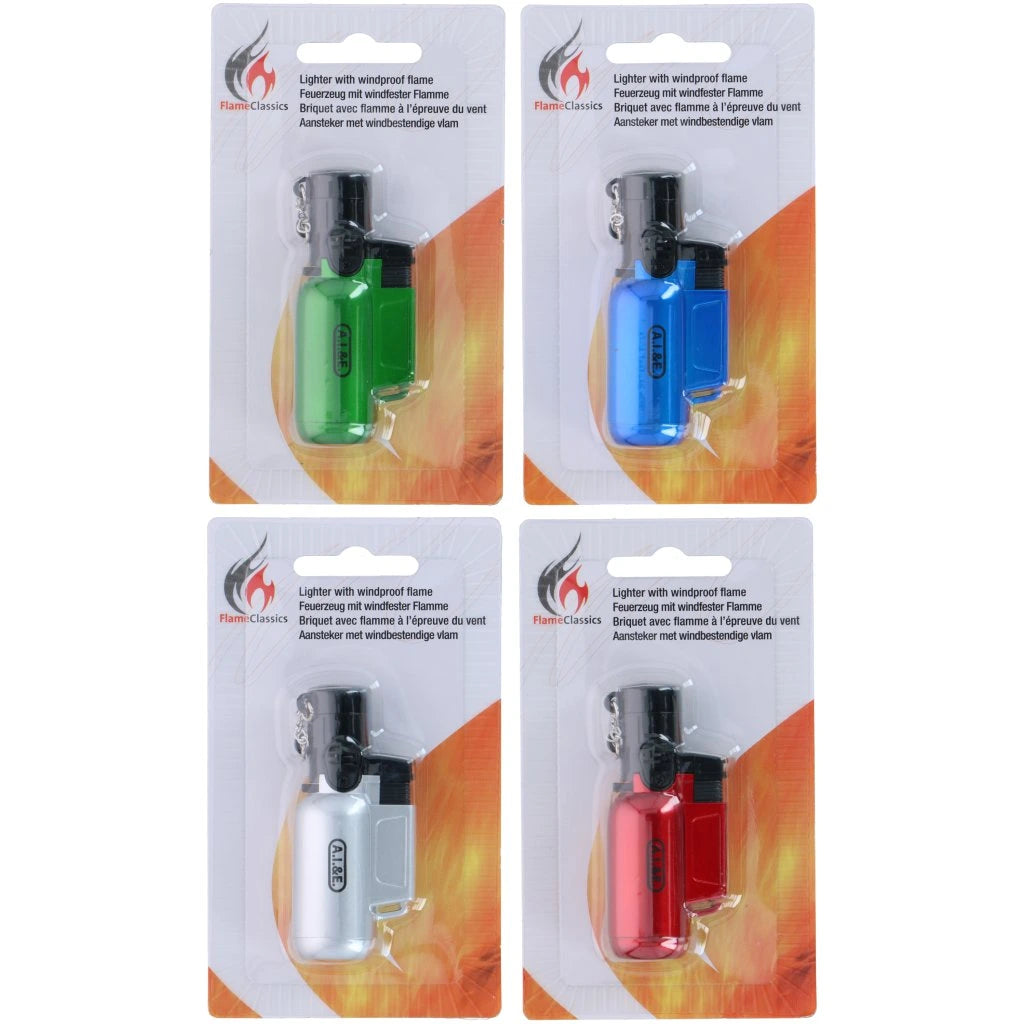 Lighter - Turbo flamme assorteret