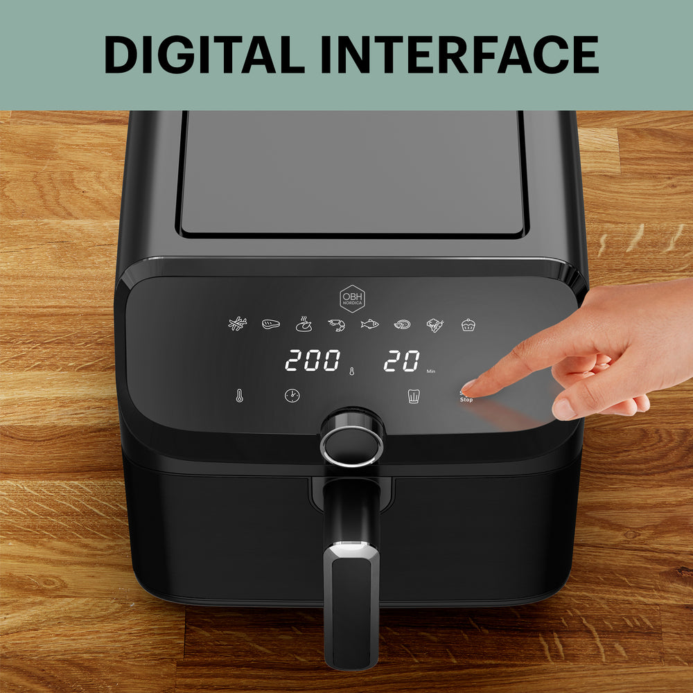 OBH Nordica - Easy Fry Mega Air Fryer 7,5 L black