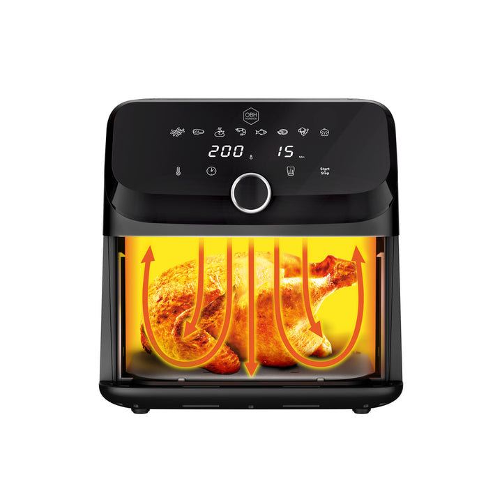 OBH Nordica - Easy Fry Mega Air Fryer 7,5 L black
