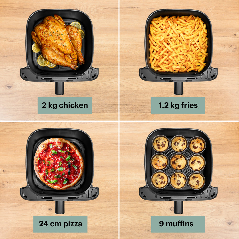 OBH Nordica - Easy Fry Mega Air Fryer 7,5 L black