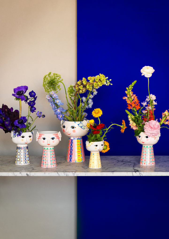 Bjørn Wiinblad - Eva vase soft yellow 15 cm