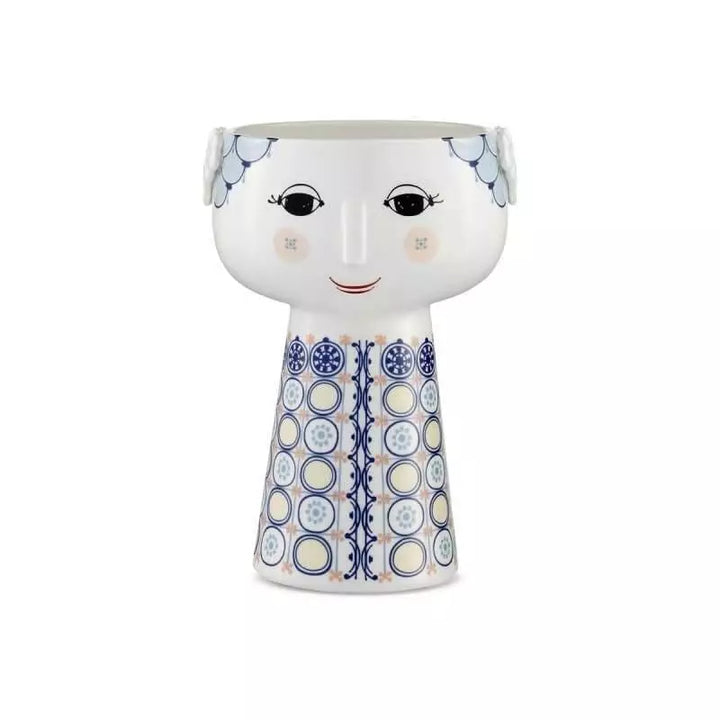 Bjørn Wiinblad - Eva Vase H18.5 cm blå