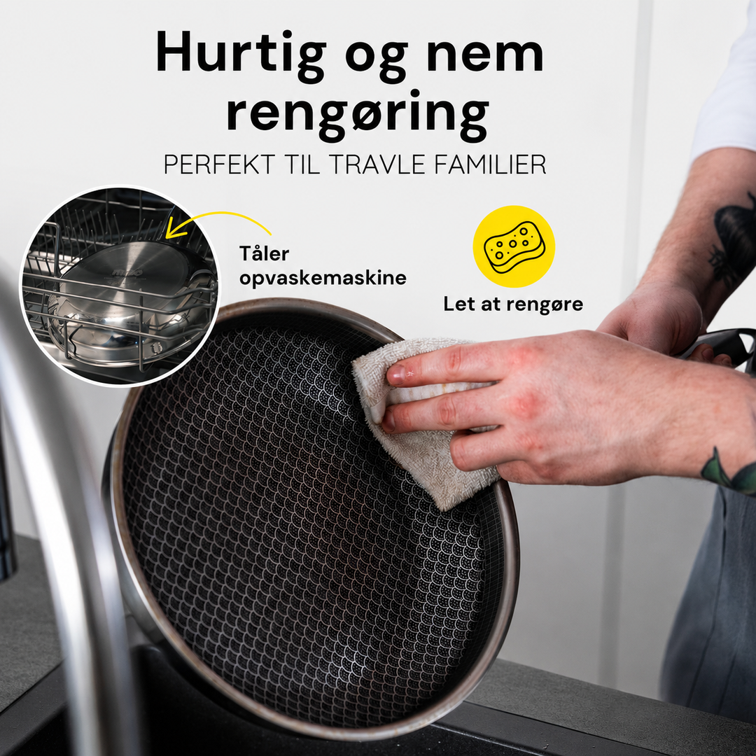 Miso - Hybrid stegepandesæt 26, 28 & 30 cm