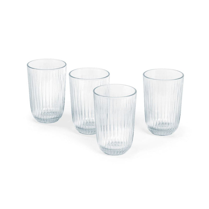 Kähler Hammershøi - Vandglas 37 cl klar 4 stk.