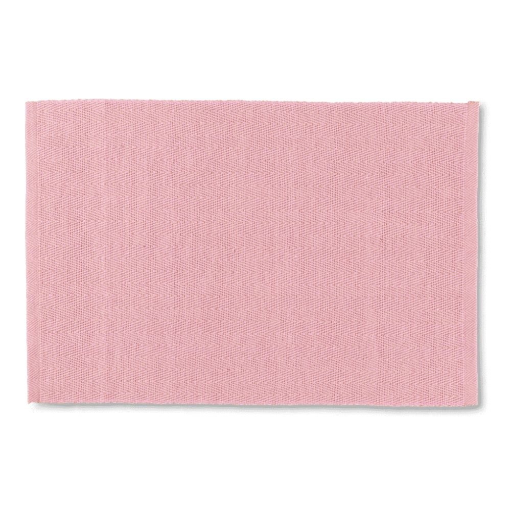 Lyngby porcelæn - Herringbone Dækkeserviet 43x30 cm rosa