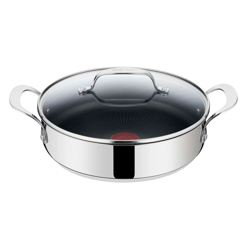 Tefal - Jamie Oliver Essential SS Schmorpfanne 25 cm 3,2 L mit Deckel 