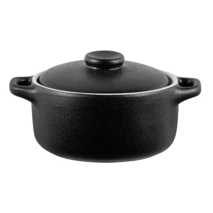 Maku -  Robust mini gryde keramik m/låg