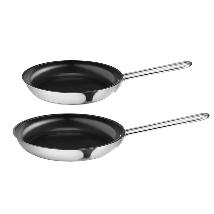 Eva trio - Stegepande med Keramisk Belægning - 24 + 28 cm
