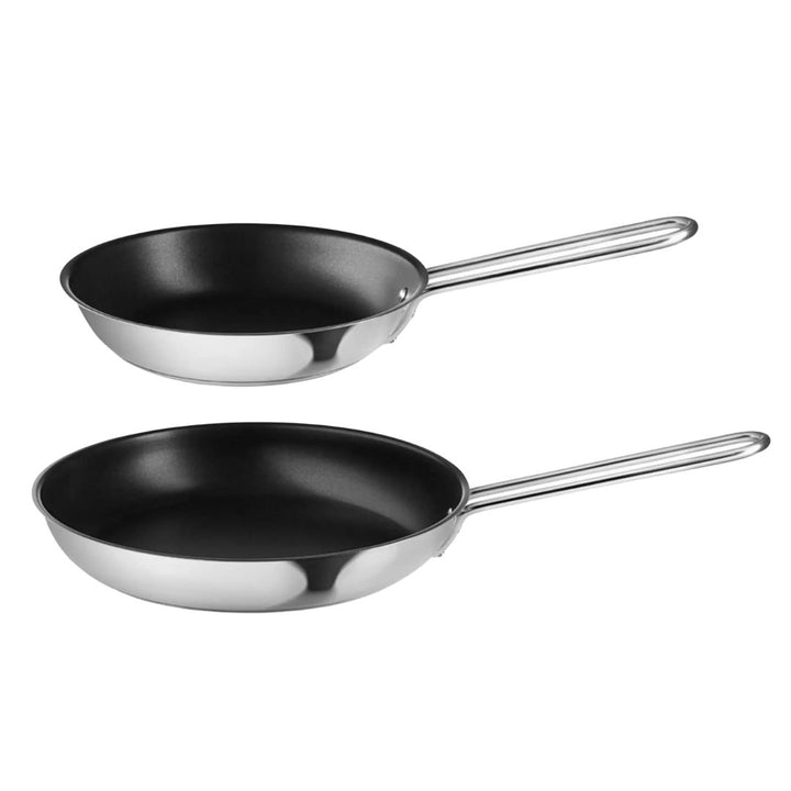 Eva Trio - Slip-Let Stegepande rustfrit stål - 20 + 30 cm