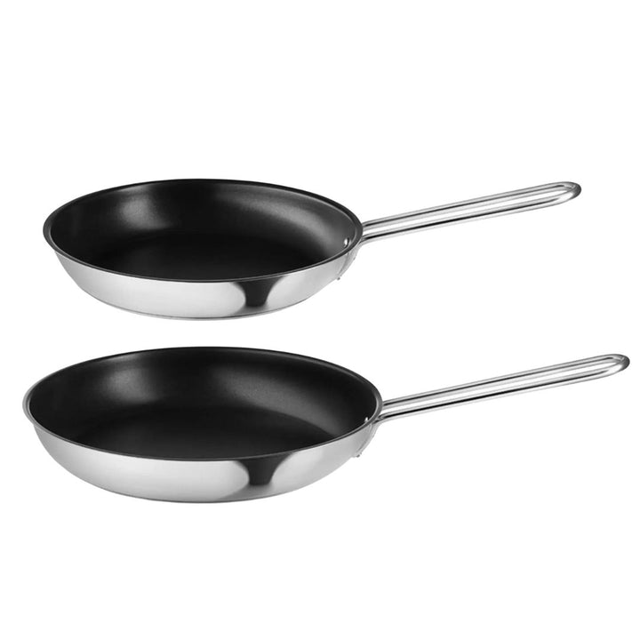 Eva Trio - Slip-Let Stegepande rustfrit stål - 24 + 30 cm