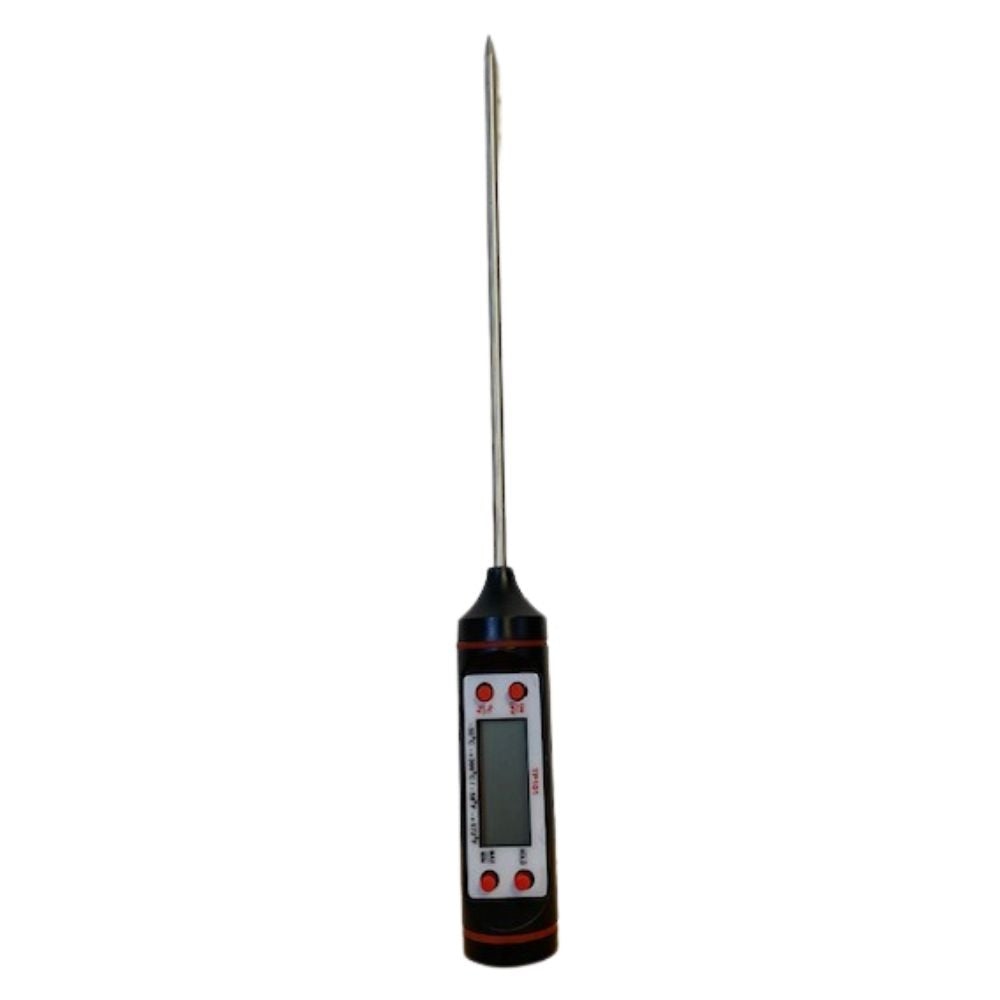 Stegetermometer i rustfrit stål 23,5 cm