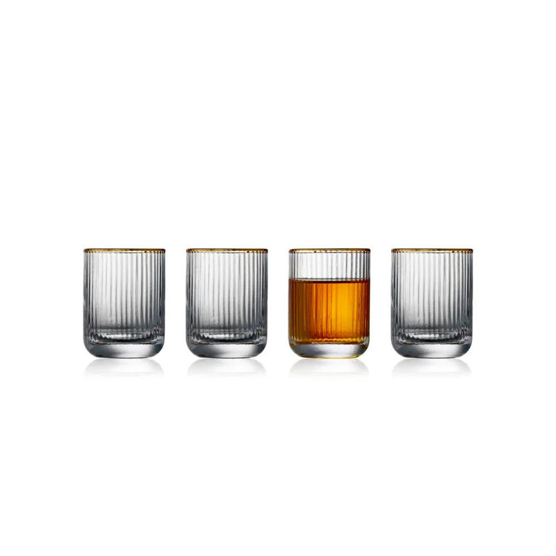 Lyngby glas - Palermo Shotglas Guld 6 cl. 6 st. 