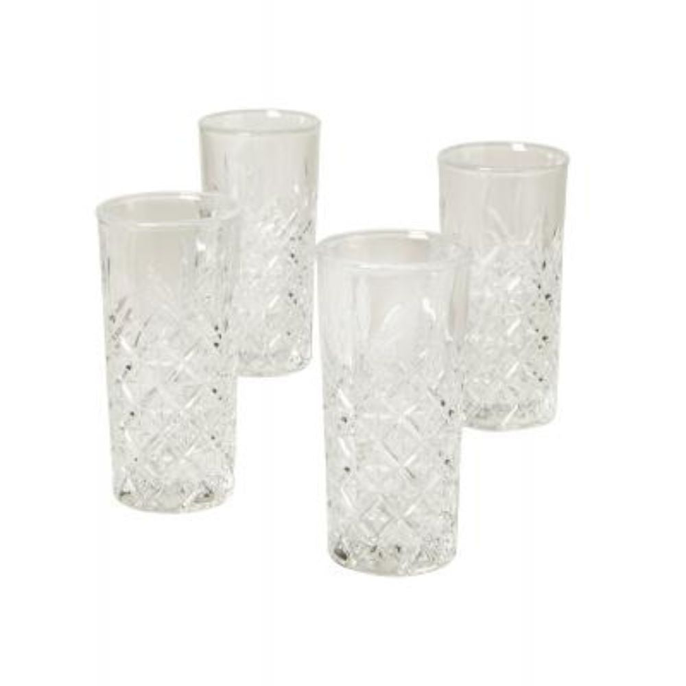 Longdrinkglas 4 st. - 330 ml. 