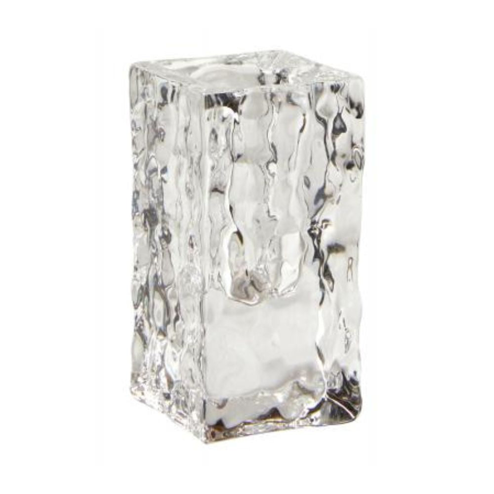 Lysestage glas 7,8 cm