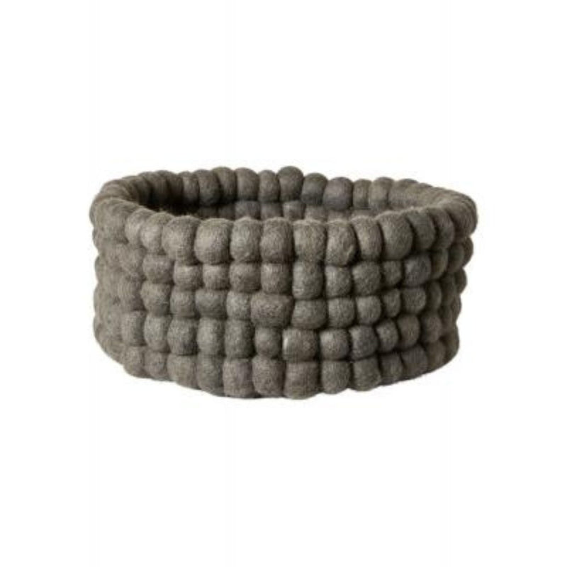 Brotkorb Ø25 cm Wolle dunkelgrau 