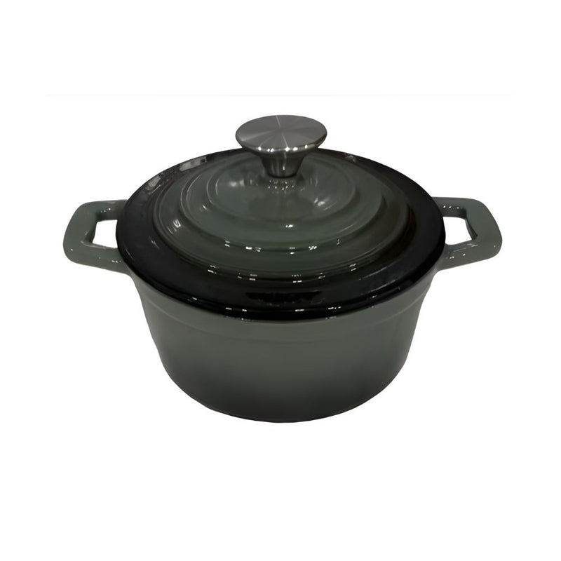 Alpina - Gryta 14 cm gjutjärn grön