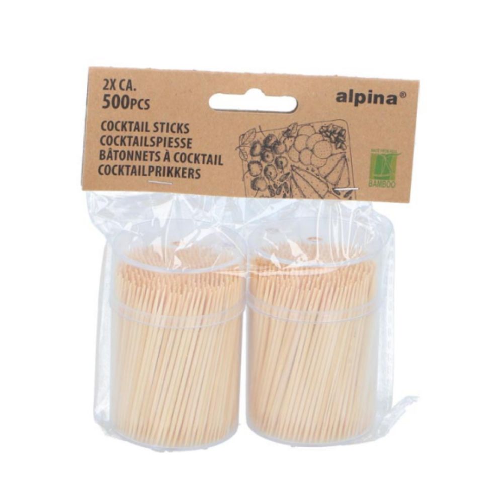 Tandstikker - 2 pakker af 500 stk.