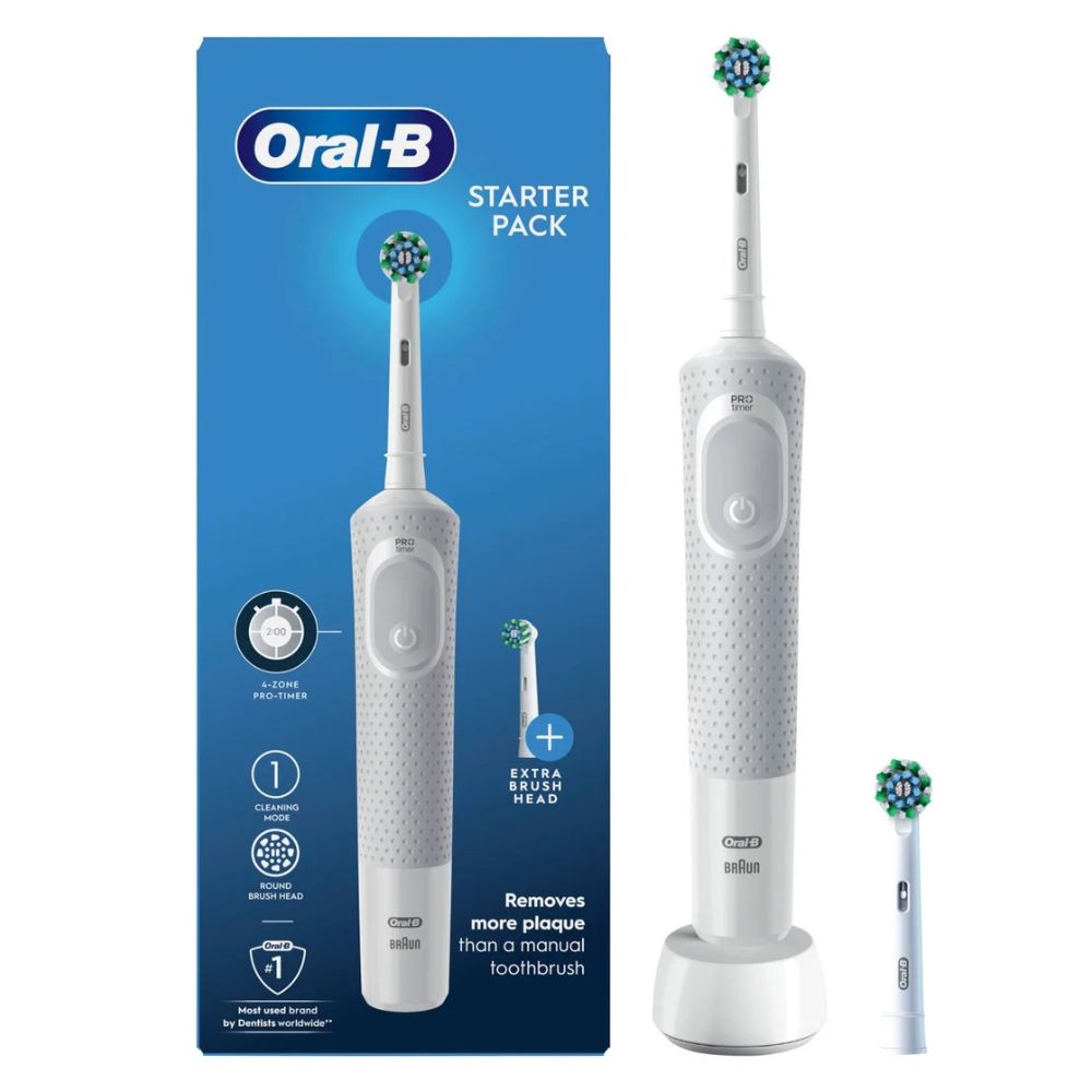 Oral B - tandborste Vitality startpaket med extra löst tandborsthuvud
