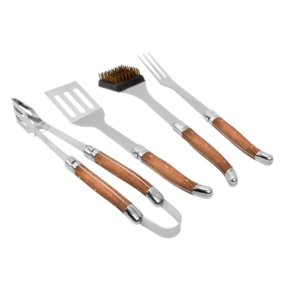 Laguiole by Haws - Grillsæt 4 dele - egetræ