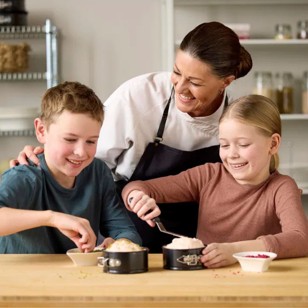 Blomsterbergs - Mini-springformsæt med palet - 3 dele