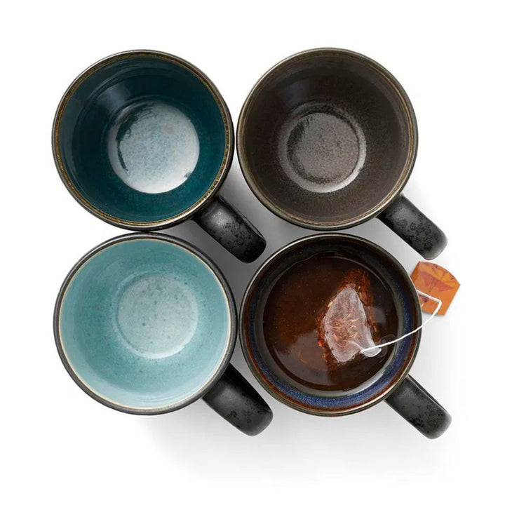 Bitz - Krus 30cl sort mørk 4 stk.