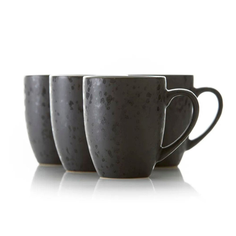 Bitz - Krus 30cl sort mørk 4 stk.