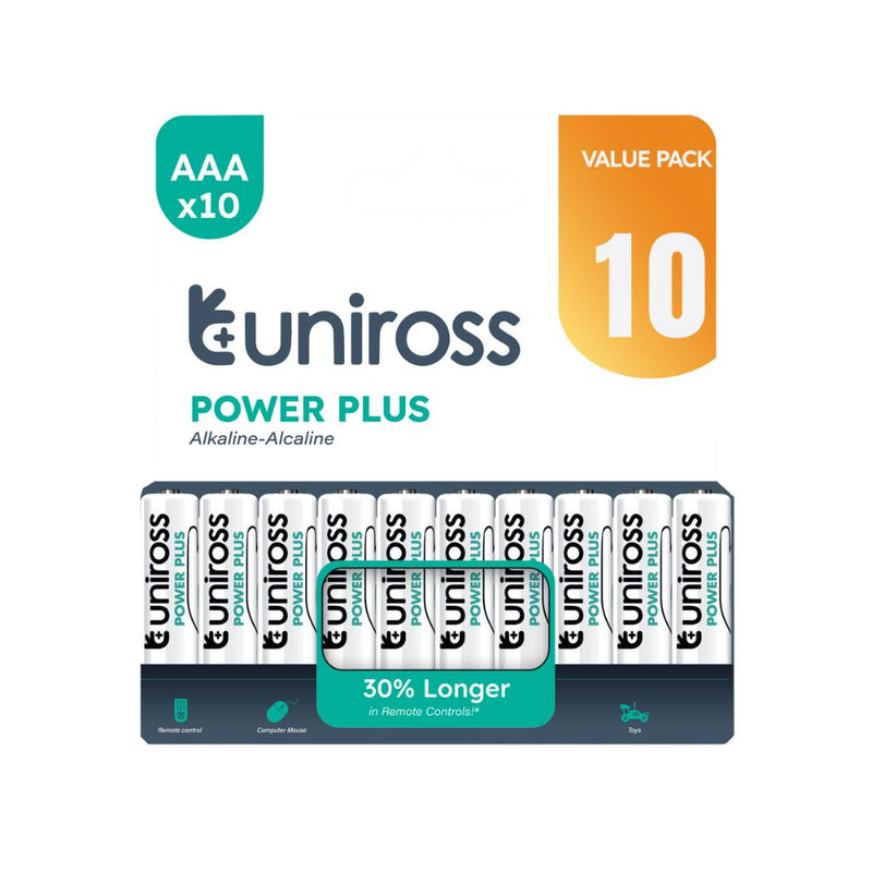 Uniross - Batterier AAA - 10-pack