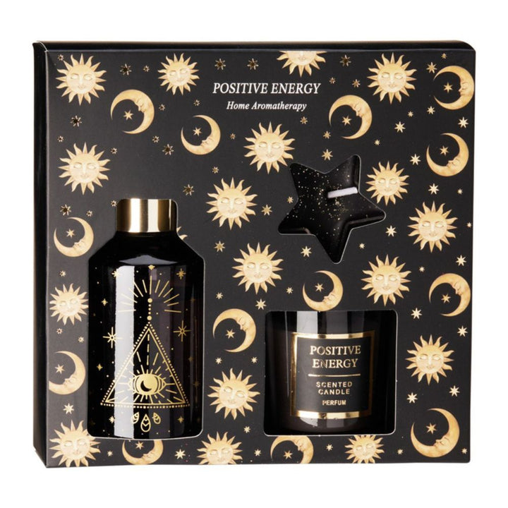 Gavesæt med duftpinde og duftlys - ass. design