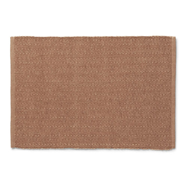 Lyngby porcelæn - Herringbone Dækkeserviet 43x30 cm brun