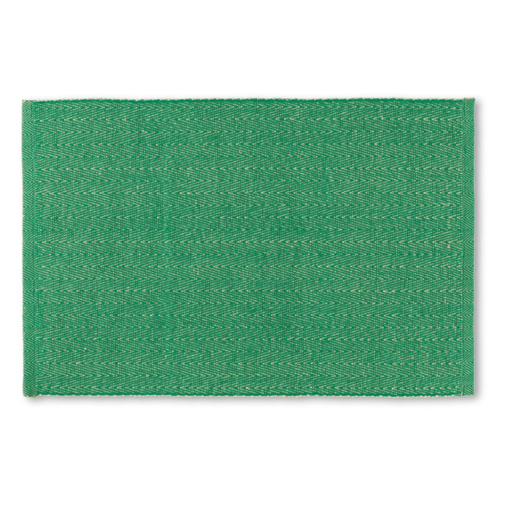 Lyngby porcelæn - Herringbone Dækkeserviet 43x30 cm grøn