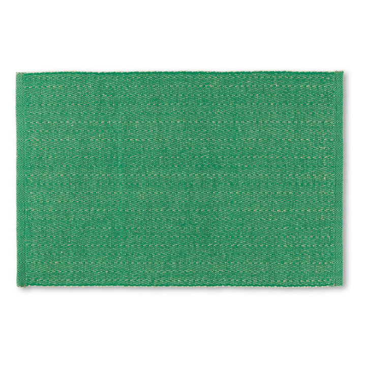 Lyngby porcelæn - Herringbone Dækkeserviet 43x30 cm grøn