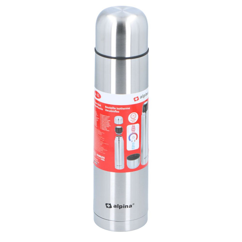 Alpina - Termosflaska stål 1000 ml