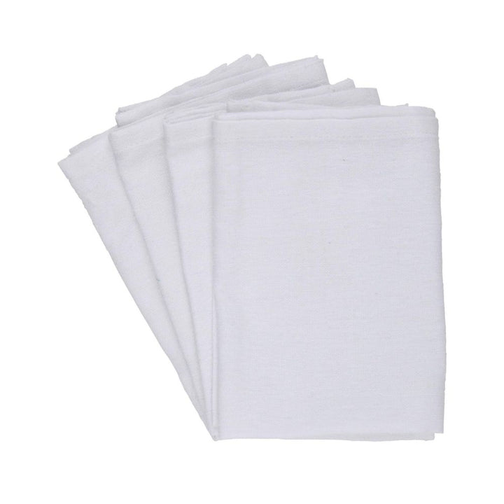 Servetter 4 st. - 35x35 cm 160 gram/m2 vita