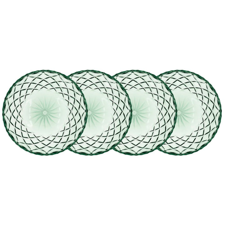 Lyngby - Glas Sorrento Skål Dia 16 cm 4 st. Grön
