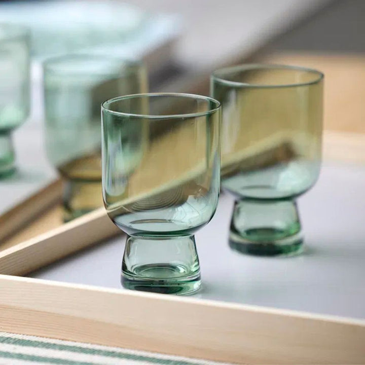Lyngby Glas - Sorrento Vattenglas 30 cl 4 st. Grönt