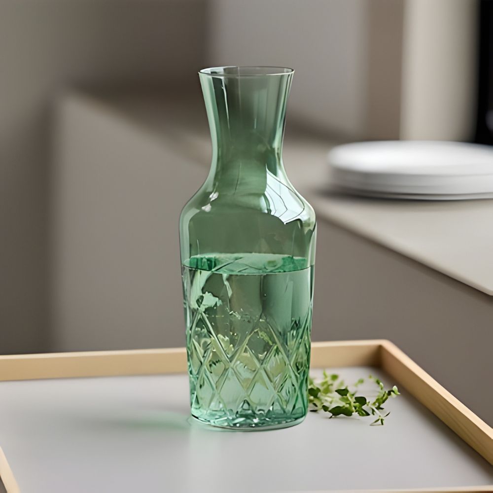 Lyngby Glas - Sorrento Vattenkaraff 1 liter Grön